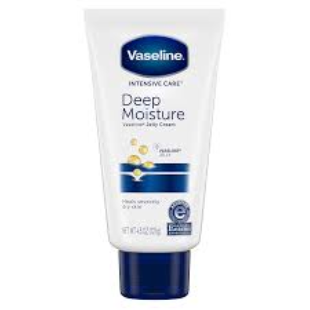 VASELINE INTENSIVE CARE DEEP MOISTURE JELLY CREAM TUBE 127G